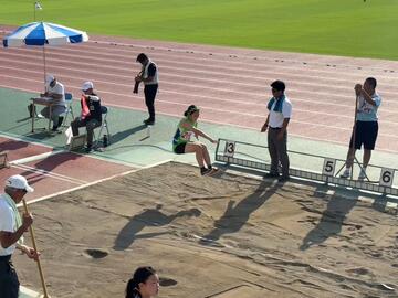 女子走り幅跳び