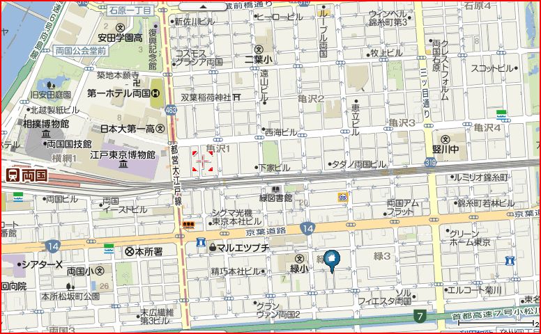 東京オグチの地図