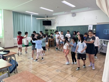 第一回目の縦割り班活動