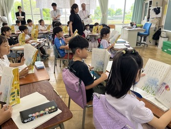 二年生のスイミーの読み取りです。