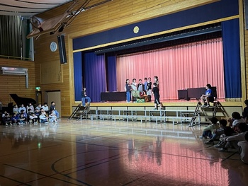 本番のような緊張感です。