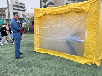 煙体験 避難訓練