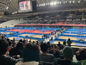 六年生が応援しました。